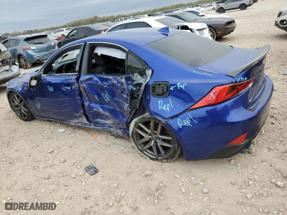 2020 Lexus IS with VIN JTHGZ1B26L5036810, listed as a Copart auction lot 83224594 with 59,752 mi miles and Salvage Title. Bid and sale history available at carsss.com. Image 2.