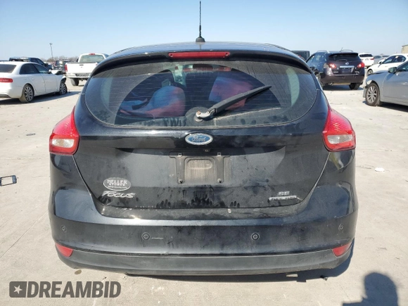 2015 Ford Focus SE with VIN 1FADP3K28FL268160, listed as a Copart auction lot 41857245 with 142,024 mi miles and Salvage Title. Bid and sale history available at carsss.com. Image 6.