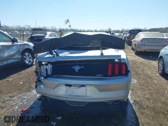 2017 Ford Mustang V6 with VIN 1FA6P8AM2H5301637, listed as a IAAI auction lot 41752585 with 72,132 mi miles and . Bid and sale history available at carsss.com. Image 16.