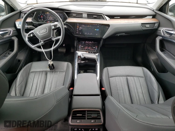 2019 Audi e-tron Premium Plus with VIN WA1LAAGE7KB024699, listed as a Copart auction lot 53759883 with 19,340 mi miles. Bid and sale history available at carsss.com. Image 8.