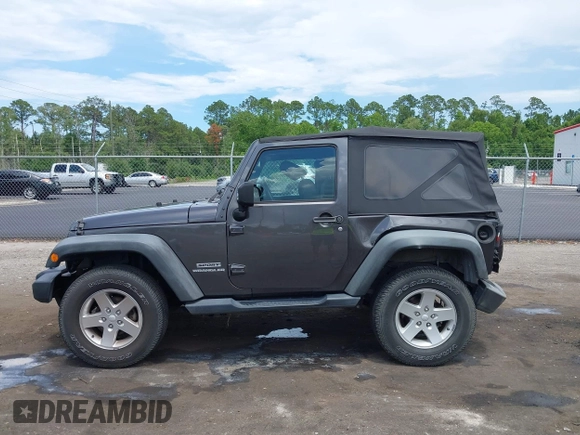 2016 Jeep Wrangler Black Bear with VIN 1C4AJWAGXGL258874, listed as a IAAI auction lot 42497153 with 93,294 mi miles and . Bid and sale history available at DreamBid. Image 14.