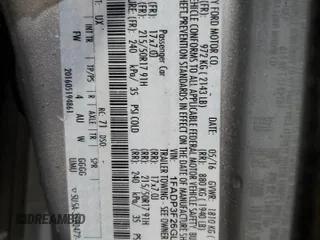 2016 Ford Focus SE with VIN 1FADP3F26GL339917, listed as a Copart auction lot 49704895 with 166,668 mi miles and Salvage Title. Bid and sale history available at carsss.com. Image 13.