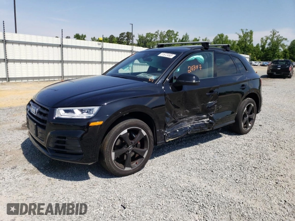 2020 Audi SQ5 Premium Plus with VIN WA1B4AFY2L2056718, listed as a Copart auction lot 51672493 with 26,897 mi miles. Bid and sale history available at carsss.com. Image 1.