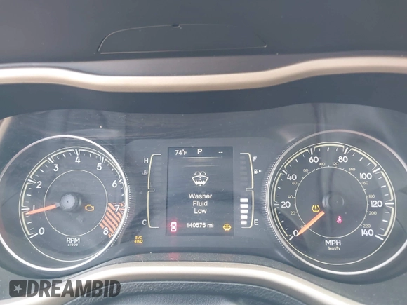 2015 Jeep Cherokee North with VIN 1C4PJMCS7FW544792, listed as a IAAI auction lot 41801573 with 140,575 mi miles. Bid and sale history available at carsss.com. Image 7.