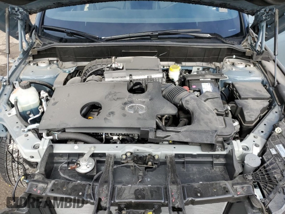 2024 Infiniti QX50 Sport with VIN 3PCAJ5FA2RF107869, listed as a Copart auction lot 82900624 with 545 mi miles and Salvage title. Bid and sale history available at DreamBid. Image 14.