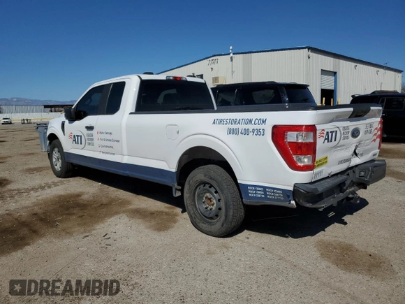 2021 Ford F-150 XL with VIN 1FTEX1CP0MKE44585, listed as a Copart auction lot 48280755 with 73,087 mi miles and Salvage title. Bid and sale history available at DreamBid. Image 2.