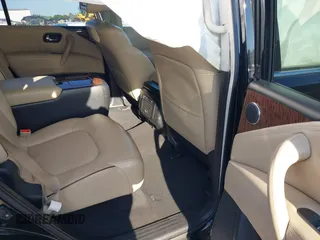 2017 Nissan Armada Platinum with VIN JN8AY2NEXH9705168, listed as a IAAI auction lot 42050793 with 124,907 mi miles. Bid and sale history available at carsss.com. Image 8.