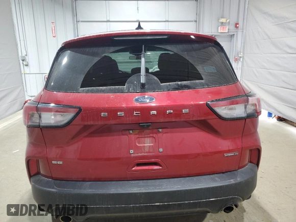 2021 Ford Escape SE Hybrid with VIN 1FMCU9BZ5MUB12370, listed as a Copart auction lot 57591475 with 52,799 mi miles and Salvage title. Bid and sale history available at DreamBid. Image 6.