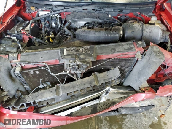 2008 Ford F-150 XL with VIN 1FTRW12W48FB48853, listed as a Copart auction lot 60558615 with Not provided miles and Salvage title. Bid and sale history available at DreamBid. Image 11.