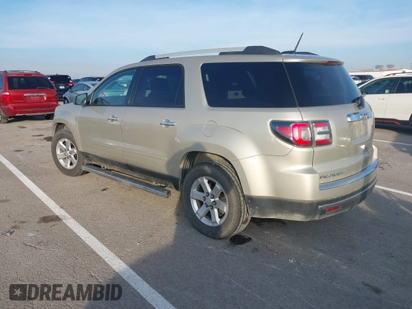 2016 GMC Acadia SLE with VIN 1GKKRNED8GJ272313, listed as a IAAI auction lot 40945231 with 152,389 mi miles and . Bid and sale history available at DreamBid. Image 3.