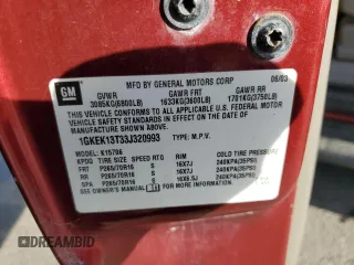 2003 GMC Yukon SLE with VIN 1GKEK13T33J320993, listed as a Copart auction lot 47828485 with 126,912 mi miles and Salvage Title. Bid and sale history available at carsss.com. Image 13.