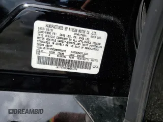 2021 Infiniti Q50 Red Sport 400 with VIN JN1FV7DR3MM881078, listed as a Copart auction lot 71309394 with 28,516 mi miles and Salvage Title. Bid and sale history available at carsss.com. Image 12.