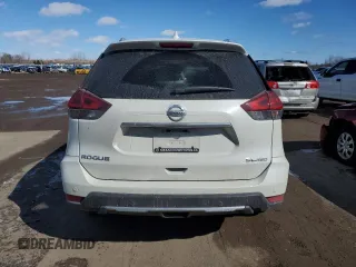 2020 Nissan Rogue SL with VIN 5N1AT2MV5LC703234, listed as a Copart auction lot 48253335 with 51,321 mi miles and Salvage Title. Bid and sale history available at DreamBid. Image 6.