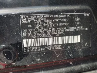 2019 Toyota RAV4 LE with VIN 2T3H1RFV3KC015535, listed as a IAAI auction lot 41999076 with 99,375 mi miles and . Bid and sale history available at DreamBid. Image 9.