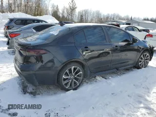 2022 Toyota Corolla SE with VIN 5YFB4MBE7NP099961, listed as a Copart auction lot 45344955 with Not Provided miles and Salvage Title. Bid and sale history available at DreamBid. Image 3.