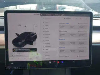 2025 Tesla Model Y Long Range with VIN 7SAYGDEE9SF278607, listed as a IAAI auction lot 41932084 with 9,667 mi miles and . Bid and sale history available at carsss.com. Image 7.