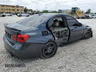 2017 BMW 3 Series 340i with VIN WBA8B3G52HNU35565, listed as a Copart auction lot 53206915 with 105,545 mi miles and Salvage Title. Bid and sale history available at carsss.com. Image 3.