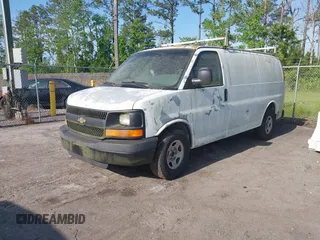 2006 Chevrolet Express Cargo Van with VIN 1GCFG15X261109290, listed as a IAAI auction lot 42088599 with 1 mi miles. Bid and sale history available at carsss.com. Image 2.