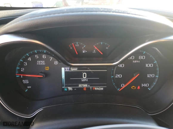 2015 Chevrolet Impala LT with VIN 2G1115SL7F9281467, listed as a Copart auction lot 42748995 with 207,568 mi miles and Salvage Title. Bid and sale history available at carsss.com. Image 9.