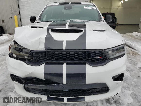 2022 Dodge Durango R/T Plus with VIN 1C4SDJCT9NC222017, listed as a Copart auction lot 44857545 with 7,065 mi miles and Non repairable. Bid and sale history available at DreamBid. Image 5.