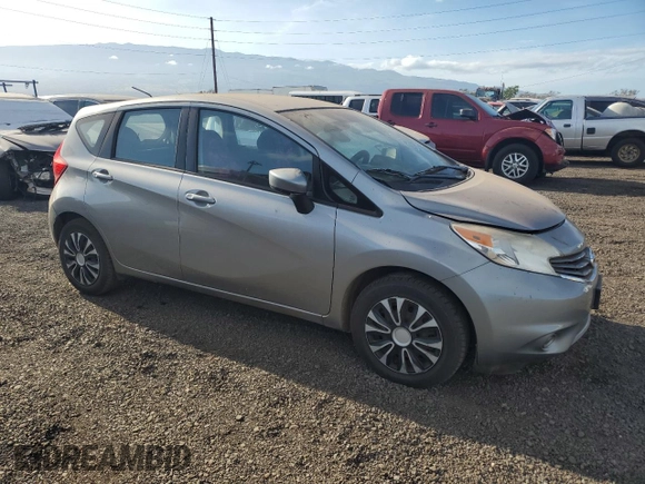 2015 Nissan Note S with VIN 3N1CE2CP4FL388710, listed as a Copart auction lot 53462655 with 93,737 mi miles and Salvage title. Bid and sale history available at DreamBid. Image 4.