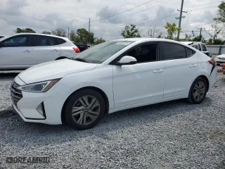 2019 Hyundai Elantra SEL with VIN 5NPD84LF9KH489053, listed as a Copart auction lot 49928235 with 98,358 mi miles and Salvage Title. Bid and sale history available at carsss.com. Image 1.