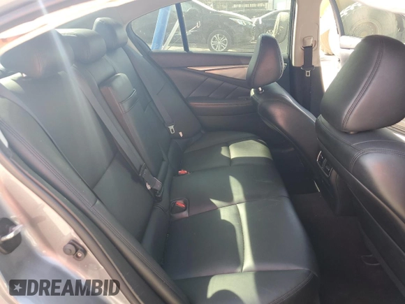 2016 Infiniti Q50 2.0t Premium with VIN JN1CV7AR1GM252284, listed as a Copart auction lot 43807775 with 107,735 mi miles and Salvage Title. Bid and sale history available at carsss.com. Image 11.