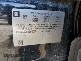 2010 Cadillac CTS with VIN 1G6DA5EG9A0145057, listed as a Copart auction lot 42418905 with 196,938 mi miles and Salvage Title. Bid and sale history available at DreamBid. Image 12.