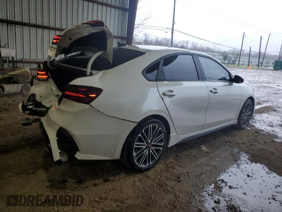 2024 Kia Forte GT with VIN 3KPF44AC0RE716612, listed as a Copart auction lot 44806025 with 29,872 mi miles and Salvage Title. Bid and sale history available at carsss.com. Image 3.