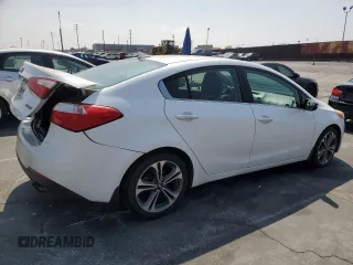 2015 Kia Forte EX with VIN KNAFZ4A88F5336886, listed as a Copart auction lot 54187295 with 106,653 mi miles and Salvage Title. Bid and sale history available at carsss.com. Image 3.