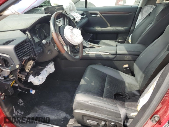 2022 Lexus RX 450h with VIN 2T2HGMDA8NC076504, listed as a Copart auction lot 51940915 with 39,050 mi miles and Salvage title. Bid and sale history available at DreamBid. Image 7.