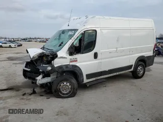 2019 Ram ProMaster Cargo with VIN 3C6TRVBG9KE528986, listed as a Copart auction lot 42177044 with 36,445 mi miles and Salvage Title. Bid and sale history available at DreamBid. Image 1.