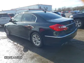 2012 Hyundai Genesis 3.8L z VIN KMHGC4DD9CU167203, wystawiony jako IAAI lot #41557600 z przebiegiem 168 661 mil mil oraz . Historia ofert i sprzedaży dostępna na DreamBid. Obrazek 3.