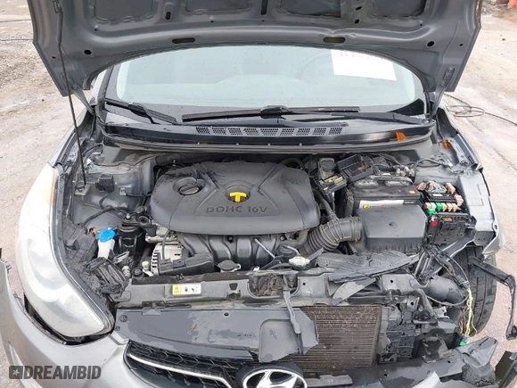 2013 Hyundai Elantra GLS PZEV with VIN 5NPDH4AE9DH421381, listed as a IAAI auction lot 41435537 with 253,528 mi miles. Bid and sale history available at carsss.com. Image 10.