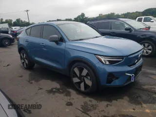 2023 Volvo C40 Recharge Pure Electric Ultimate with VIN YV4ED3GM8P2031366, listed as a Copart auction lot 67716824 with 0 mi miles and Salvage Title. Bid and sale history available at carsss.com. Image 4.