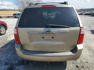 2006 Kia Sedona LX with VIN KNDMB233X66073539, listed as a Copart auction lot 50529815 with 172,896 mi miles and Salvage Title. Bid and sale history available at carsss.com. Image 6.