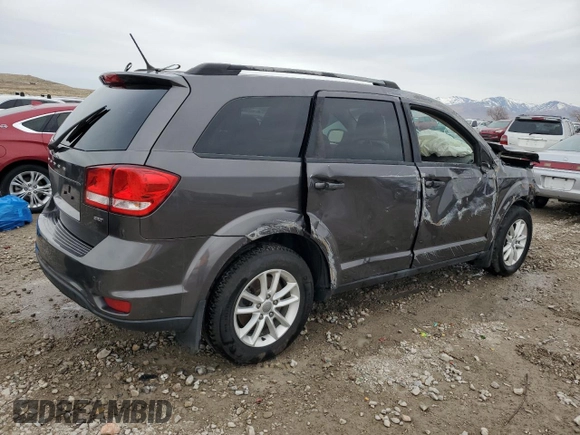 2017 Dodge Journey SXT z VIN 3C4PDDBG0HT609804, wystawiony jako Copart lot #42977015 z przebiegiem 110 450 mil mil oraz Szkoda całkowita • Salvage title. Historia ofert i sprzedaży dostępna na DreamBid. Obrazek 3.