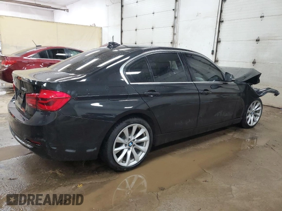 2017 BMW 3 Series 330i xDrive with VIN WBA8D9G3XHNU65814, listed as a Copart auction lot 87480984 with 60,195 mi miles and Salvage title. Bid and sale history available at DreamBid. Image 3.