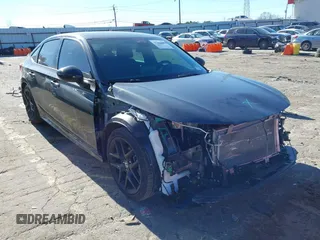 2025 Honda Civic Sport with VIN 2HGFE2F53SH504584, listed as a IAAI auction lot 41214193 with 9,420 mi miles and . Bid and sale history available at DreamBid. Image 1.