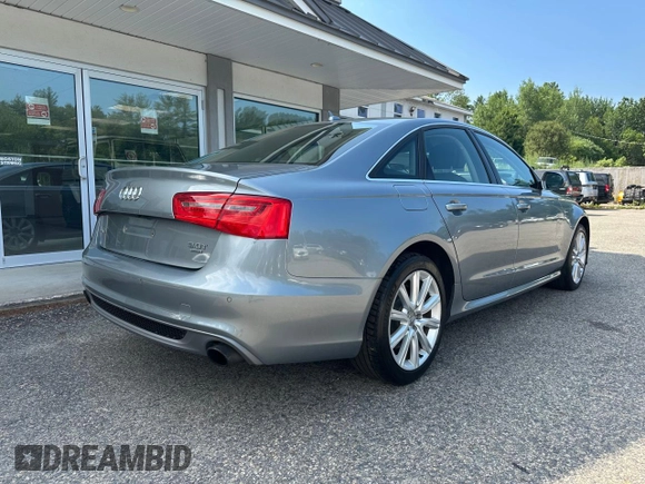 2015 Audi A6 Premium Plus with VIN WAUFGAFC9FN012931, listed as a Copart auction lot 65294965 with 155,313 mi miles and Clean title. Bid and sale history available at DreamBid. Image 4.