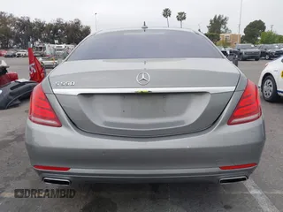 2015 Mercedes-Benz S-Class S 550 with VIN WDDUG8CB6FA185219, listed as a IAAI auction lot 42032135 with 104,346 mi miles. Bid and sale history available at carsss.com. Image 16.