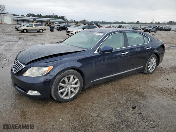 2007 Lexus LS 460 LWB with VIN JTHGL46F775000730, listed as a Copart auction lot 86303574 with NaN miles and Salvage Title. Bid and sale history available at carsss.com. Image 1.