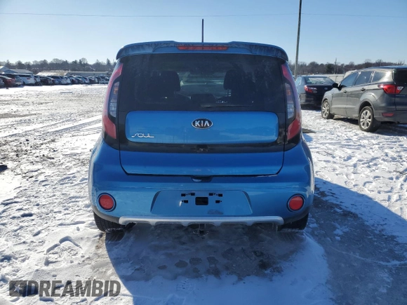2018 Kia Soul + with VIN KNDJP3A52J7583546, listed as a Copart auction lot 89354445 with 54,941 mi miles and Salvage Title. Bid and sale history available at carsss.com. Image 6.