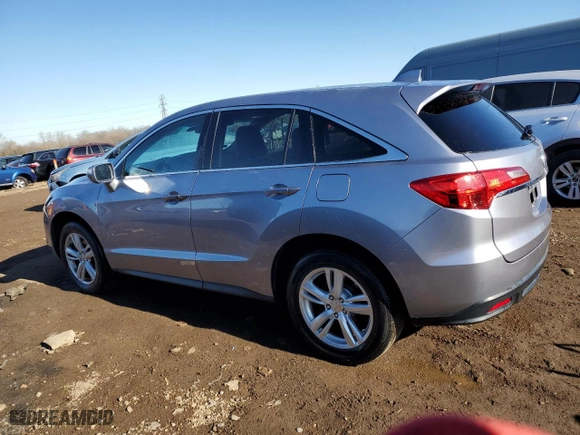 2014 Acura RDX Tech Pkg with VIN 5J8TB4H58EL012483, listed as a Copart auction lot 82327014 with 57,552 mi miles and Salvage Title. Bid and sale history available at carsss.com. Image 2.