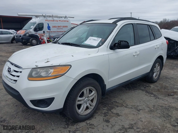 2010 Hyundai Santa Fe GLS with VIN 5NMSG3AB9AH408004, listed as a IAAI auction lot 41758022 with 102,061 mi miles. Bid and sale history available at carsss.com. Image 2.