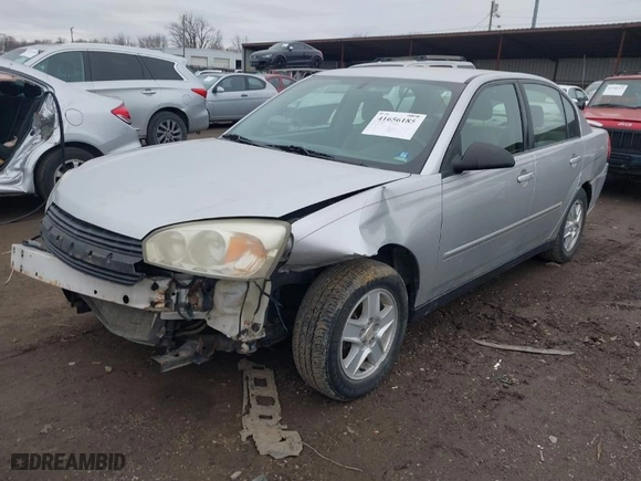 2005 Chevrolet Malibu LS with VIN 1G1ZT52855F245081, listed as a IAAI auction lot 41656185 with 156,782 mi miles. Bid and sale history available at carsss.com. Image 2.