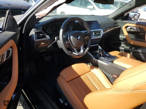 2022 BMW 2 Series 230i with VIN 3MW23CM02N8C53388, listed as a Copart auction lot 73560663 with 20,193 mi miles. Bid and sale history available at carsss.com. Image 8.