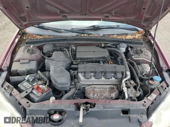 2004 Honda Civic EX with VIN 2HGES26724H639371, listed as a Copart auction lot 54617245 with 88,745 mi miles and Clean Title. Bid and sale history available at DreamBid. Image 11.