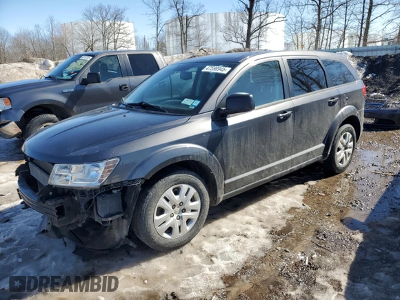 2014 Dodge Journey American Value with VIN 3C4PDCAB6ET150841, listed as a Copart auction lot 47598945 with 134,186 mi miles and Non Repairable. Bid and sale history available at DreamBid. Image 1.