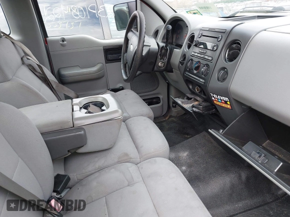 2005 Ford F-150 XL with VIN 1FTRF12W65KC68608, listed as a IAAI auction lot 41917430 with Not provided miles and . Bid and sale history available at DreamBid. Image 5.
